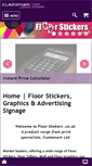 Mobile Screenshot of floor-stickers.co.uk